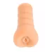 Телесный мастурбатор в виде вагины с узким входом телесный 