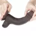 Коричневый фаллоимитатор Sliding-Skin Dong 7.0 - 17,5 см коричневый 