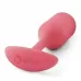 Розовая пробка для ношения B-vibe Snug Plug 2 - 11,4 см розовый 