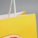 Подарочный крафтовый пакет «Сладость» - 22x22x11 см желтый 