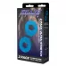 Комплект из двух колец для пениса 2-Pack Ultra-Stretch Stamina Endurance Ring голубой 