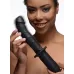 Черный вибратор The Large Realistic 10X Silicone Vibrator with Handle - 30,5 см черный 