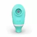 Клиторальный вибромассажер TF 2 in 1 Clitoral Vibrator аквамариновый 