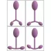 Сиреневый тренажер мыщц тазового дна Vaginal Trainer сиреневый 