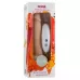 Телесный вибратор-ротатор на присоске Cesar Vibrator   Rotator - 17,5 см телесный 