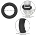 Черное эрекционное кольцо Link Up Ultra-Soft Verge черный 