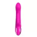 Розовый вибратор-кролик NAGHI NO.43 RECHARGEABLE DUO VIBRATOR - 23 см розовый 