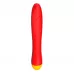 Красный изогнутый вибромассажер Romp Hype G-Spot - 21 см красный 