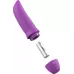 Фиолетовая вибропуля Bmine Basic Curve - 7,6 см фиолетовый 