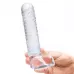 Прозрачный фаллоимитатор 8  Realistic Ribbed Glass Dildo - 20,3 см прозрачный 