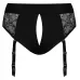 Черные трусики для насадок Diva Lingerie Harness - size M черный M