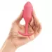 Розовая пробка для ношения B-vibe Snug Plug 2 - 11,4 см розовый 
