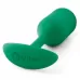 Зеленая пробка для ношения B-vibe Snug Plug 2 - 11,4 см зеленый 