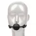 Черный силиконовый кляп-шар Breathable Ball Gag черный 