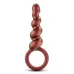 Коричневый анальный стимулятор Spiral Loop Copper Anal Plug - 13,3 см коричневый 