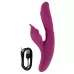 Лиловый вибратор-кролик 4 Function Vibrator - 24 см лиловый 