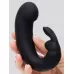 Черный мини-вибратор  кролик  Sensation Rechargeable G-Spot Rabbit Vibrator - 11,4 см черный 