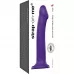 Фиолетовый фаллоимитатор-насадка Strap-On-Me Dildo Dual Density size L - 19 см фиолетовый 