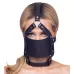 Черный намордник с кляпом-шаром Head Harness With A Gag черный 