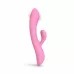 Розовый вибратор-кролик Bunny   Clyde - 22,5 см розовый 