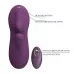 Фиолетовая виброподушка Luka с пультом ДУ фиолетовый 