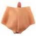 Силиконовые трусы с вибрирующим пенисом телесный 