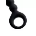Черная анальная цепочка Carina - 19 см черный 