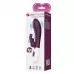 Фиолетовый вибратор-кролик Naughty Bunny - 19,8 см фиолетовый 