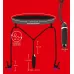 Женские вибростринги с зажимами для половых губ Spreader String with Vibrator черный 
