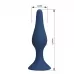 Синяя анальная пробка Slim Anal Plug L - 12,4 см синий 