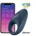 Эрекционное кольцо Satisfyer Mighty One с возможностью управления через приложение темно-синий 