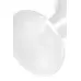 Белая акриловая анальная втулка - 8 см белый 