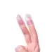 Комплект из 2 прозрачных насадок на палец Favi прозрачный 