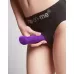 Фиолетовая насадка Strap-On-Me Dildo Geisha Balls size M фиолетовый 