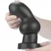 Черная анальная вибровтулка 7  King Sized Vibrating Anal Rammer - 18 см черный 