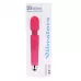 Розовый wand-вибратор с подвижной головкой - 20,4 см розовый 
