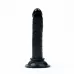 Черный анальный фаллоимитатор на присоске - 12 см черный 