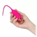 Розовый тонкий стимулятор Nipple Vibrator - 23 см розовый 