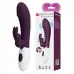 Фиолетовый вибратор-кролик Naughty Bunny - 19,8 см фиолетовый 