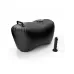 Черное надувное кресло с платформой для фиксации дилдо Body Dock Inflatable Love Seat черный 