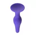 Фиолетовая анальная пробка - 12,5 см фиолетовый 