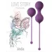 Набор фиолетовых вагинальных шариков Love Story Carmen фиолетовый 