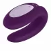 Фиолетовый вибратор для пар Double Joy с управлением через приложение фиолетовый 