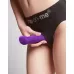 Фиолетовая насадка Strap-On-Me Dildo Geisha Balls size XL фиолетовый 