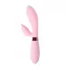 Нежно-розовый вибратор-кролик с независимыми моторчиками Indeep Malena - 21,5 см нежно-розовый 