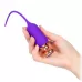 Фиолетовый тонкий стимулятор Nipple Vibrator - 23 см фиолетовый 