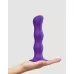 Фиолетовая насадка Strap-On-Me Dildo Geisha Balls size XL фиолетовый 