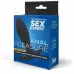 Черная силиконовая анальная пробка Sex Expert - 9,5 см черный 