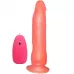 Розовый вибромассажёр-реалистик на присоске - 17,5 см розовый 