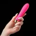 Розовый гладкий вибратор Massage Wand - 14 см розовый 